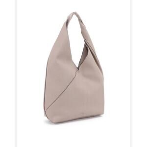 Mali + Lili Katie Recycled Vegan Leather Twist Hobo Bag Tan Shoulder Bag Boho